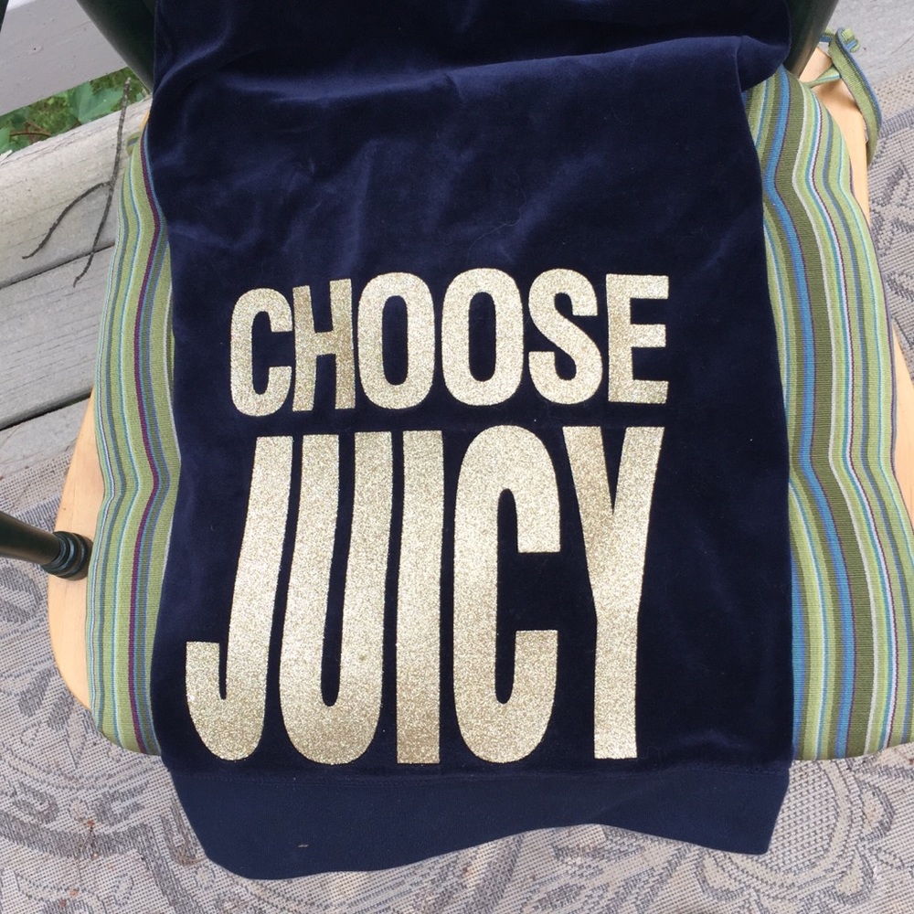 Juicy Couture velvet hoodie